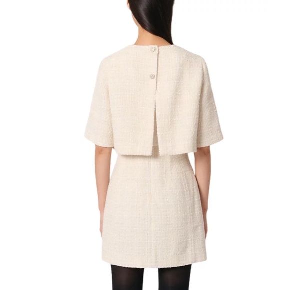 Reims Tweed 2-in-1 Short Dress - Picture 2 of 8